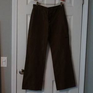 Calvin Klein army Green wide leg pants